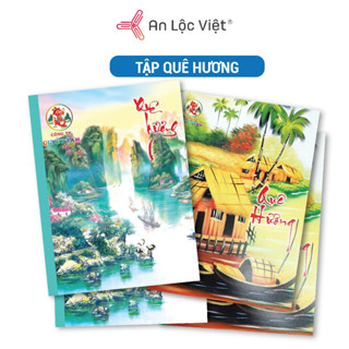 [COMBO 10 QUYỂN TẬP] Tập Vở Quê Hương/ Làng Hương 96-200 trang dày 52gsm, loại tập học sinh có đường kẻ dùng từ thiện