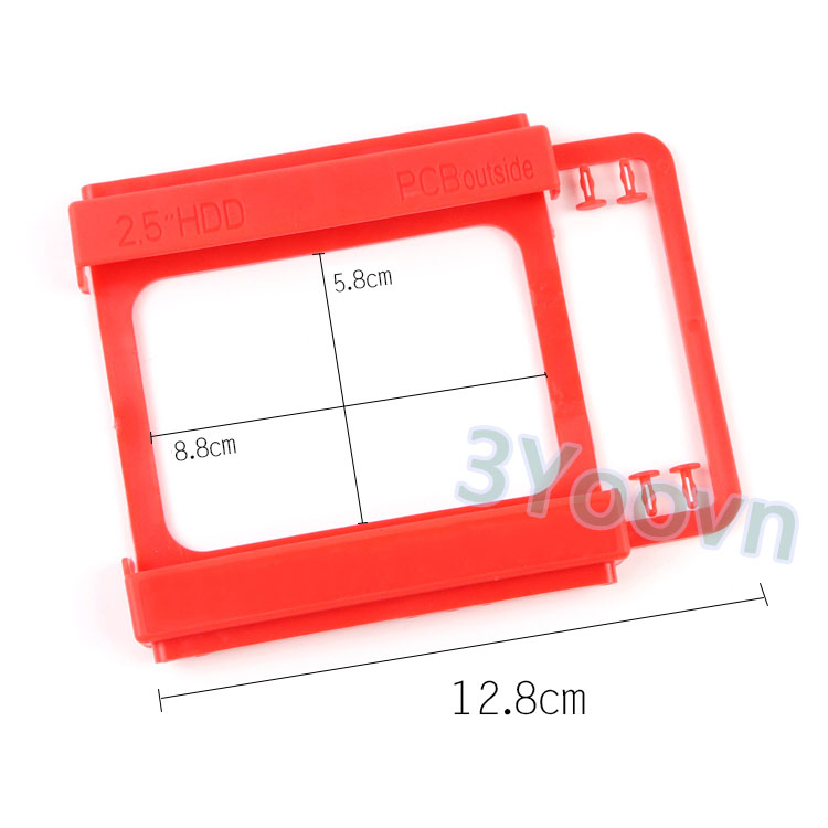 Khay chuyển ổ cứng 2.5 inch sang 3.5 inch dùng cho máy bàn/desktop