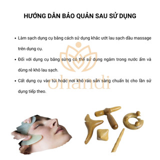 Dụng cụ bấm huyệt gỗ Combo 2 cây