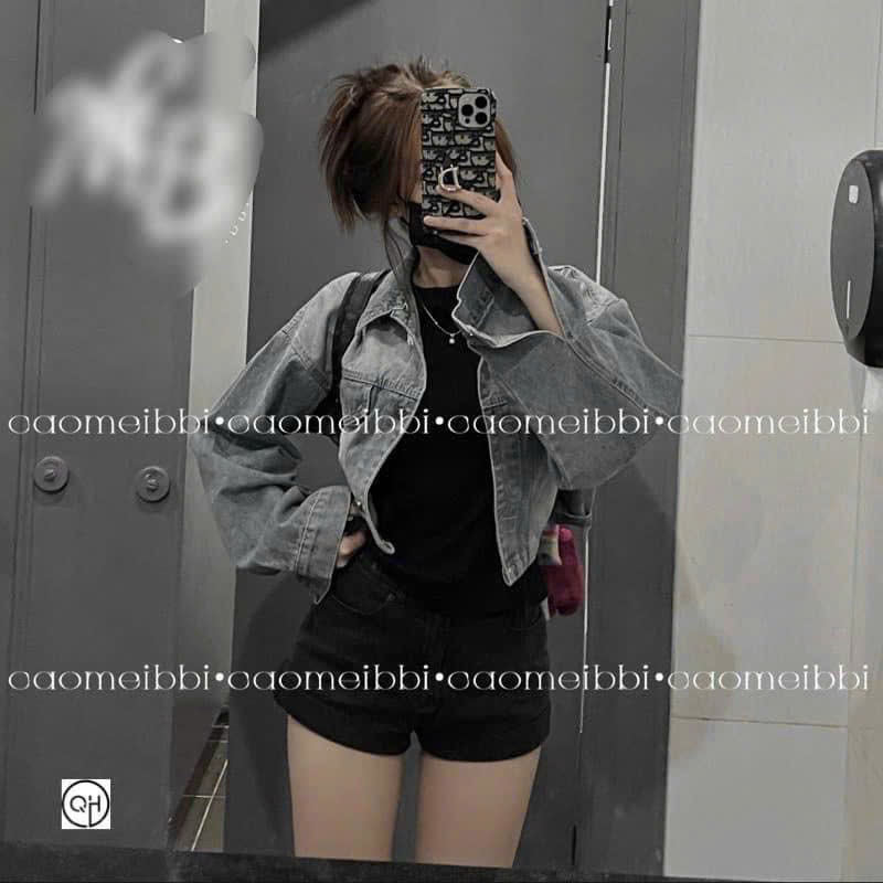 ÁO KHOÁC BÒ MẶT CƯỜI VÀNG 3 SIZE