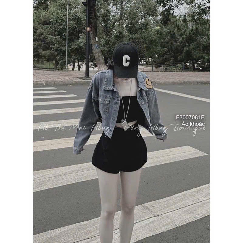 ÁO KHOÁC BÒ MẶT CƯỜI VÀNG 3 SIZE