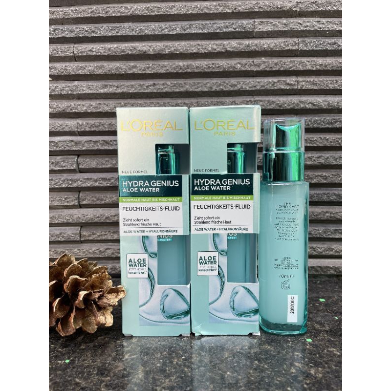 Hàng Đức Serum dưỡng ẩm, cung cấp nước LOreal Hydra Genius aloe water