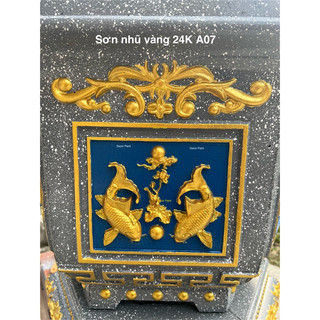 Sơn nhũ vàng 24K chậu cảnh nhanh khô, màu tươi sáng