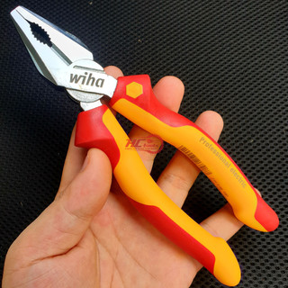 Kìm đa năng, kìm điện 7inch dài 180mm cách điện 1000v vde wiha 26708 germany hàng chính hãng | hctoolsvn