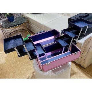 Cốp nhôm 3 tầng đa năng, 7 ngăn đựng được máy hơ sz 37x28x22 đủ màu