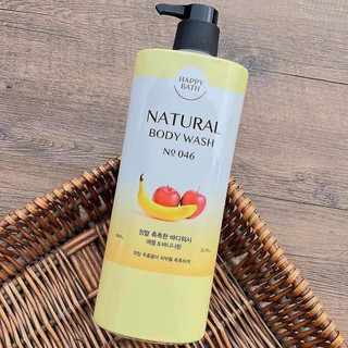 Sữa tắm happy bath hương trái cây táo chuối 900g