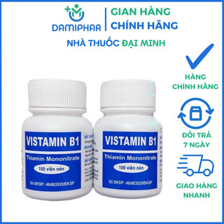 Vitamin b1 đại uy lọ 100 viên