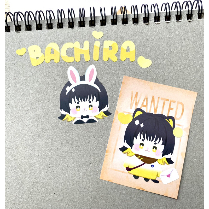 Hình dán/ Sticker Sheet 7x10cm Blue Lock | Artist Hunmyi