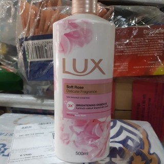 Now ship - Sữa tắm Lux hương nước hoa màu hồng hàng thái lan 530 ml