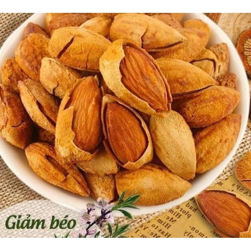 Hạnh nhân vỏ mỏng rang bơ 500gr