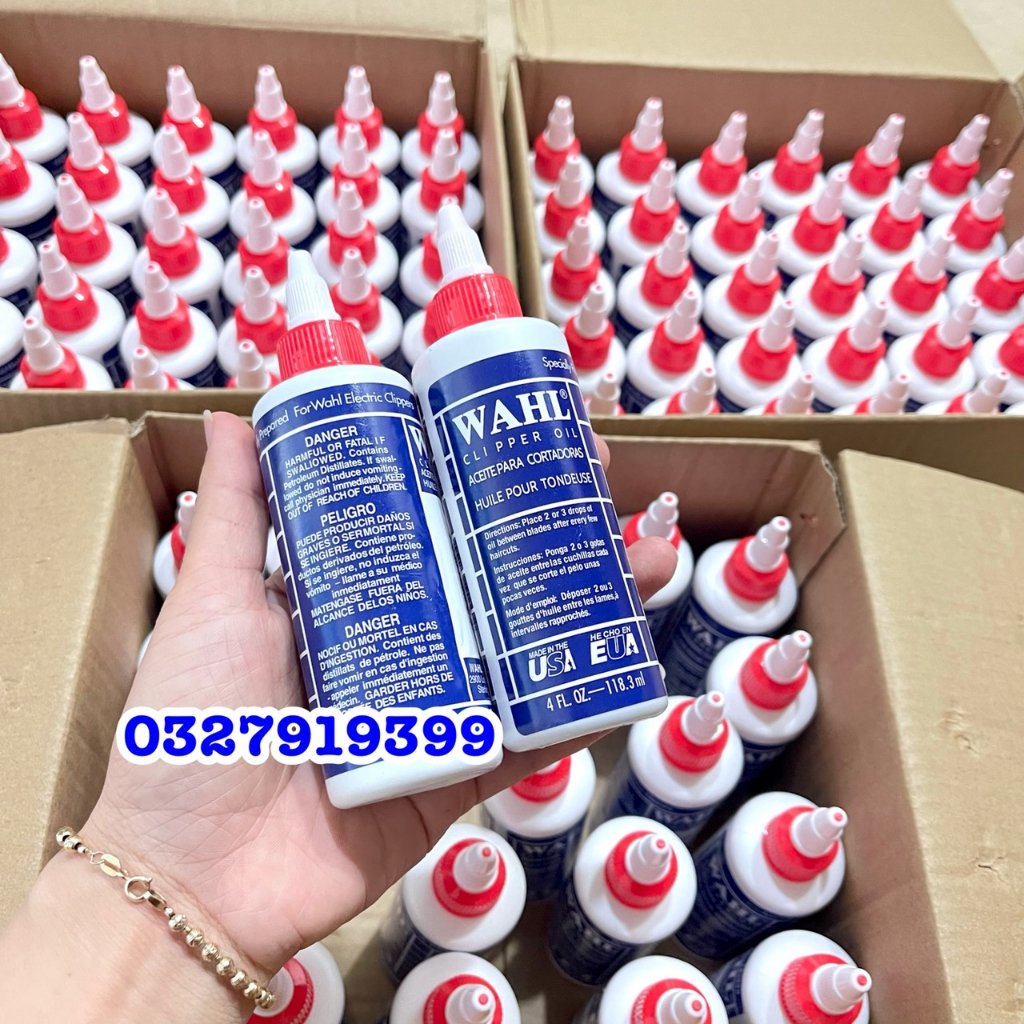 ✅ Dầu tra tông đơ , tra kéo chính hãng WAHL 118ml