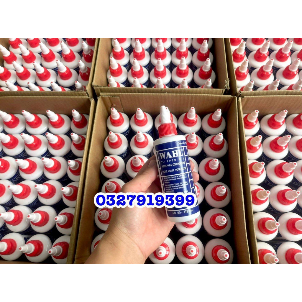 ✅ Dầu tra tông đơ , tra kéo chính hãng WAHL 118ml