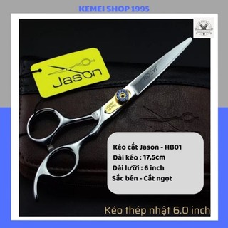 Kéo Cắt Tóc JASON - HB01 (MUA 1 BỘ ĐƯỢC TẶNG VÍ DA )