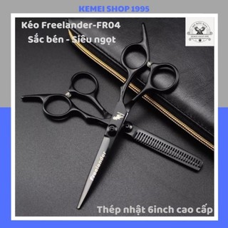 Kéo cắt tóc FREELANDER -01 Dành cho học viên và cắt tóc gia đình sắc bền đẹp - (Freelance đen)