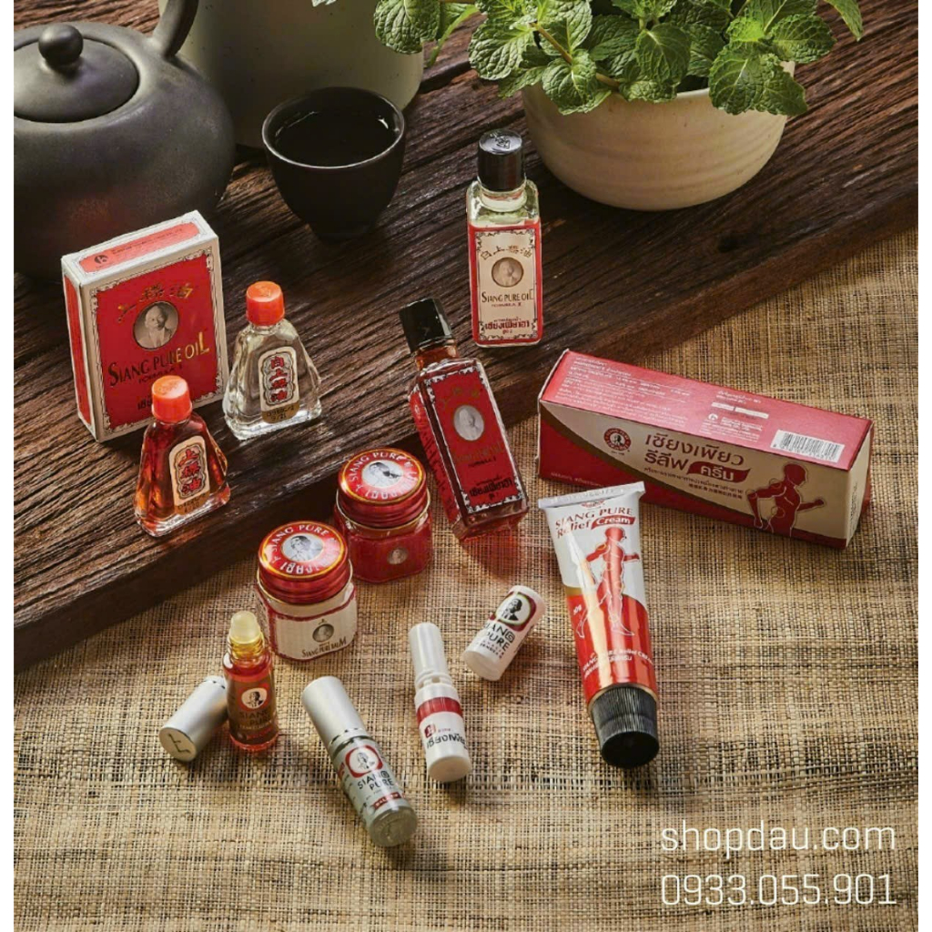 Dầu thái ông già siang pure màu trắng - vàng - 3ml,7ml,25ml