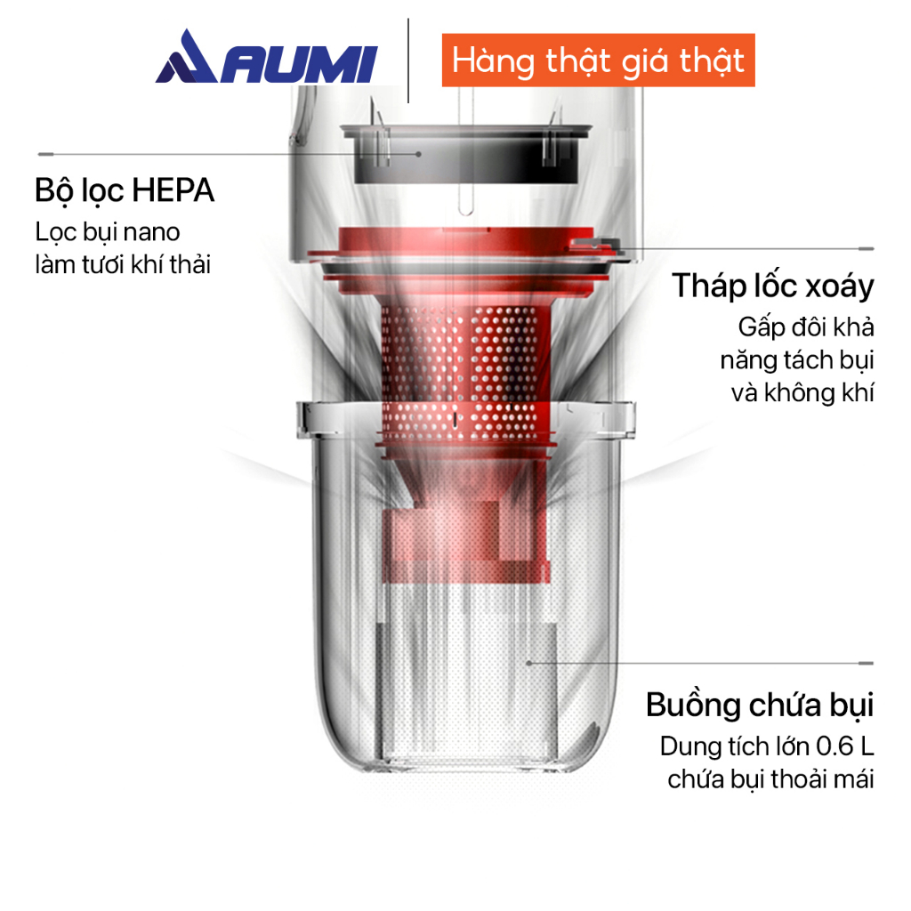 Máy hút bụi cầm tay không dây siêu nhẹ Deerma VC811