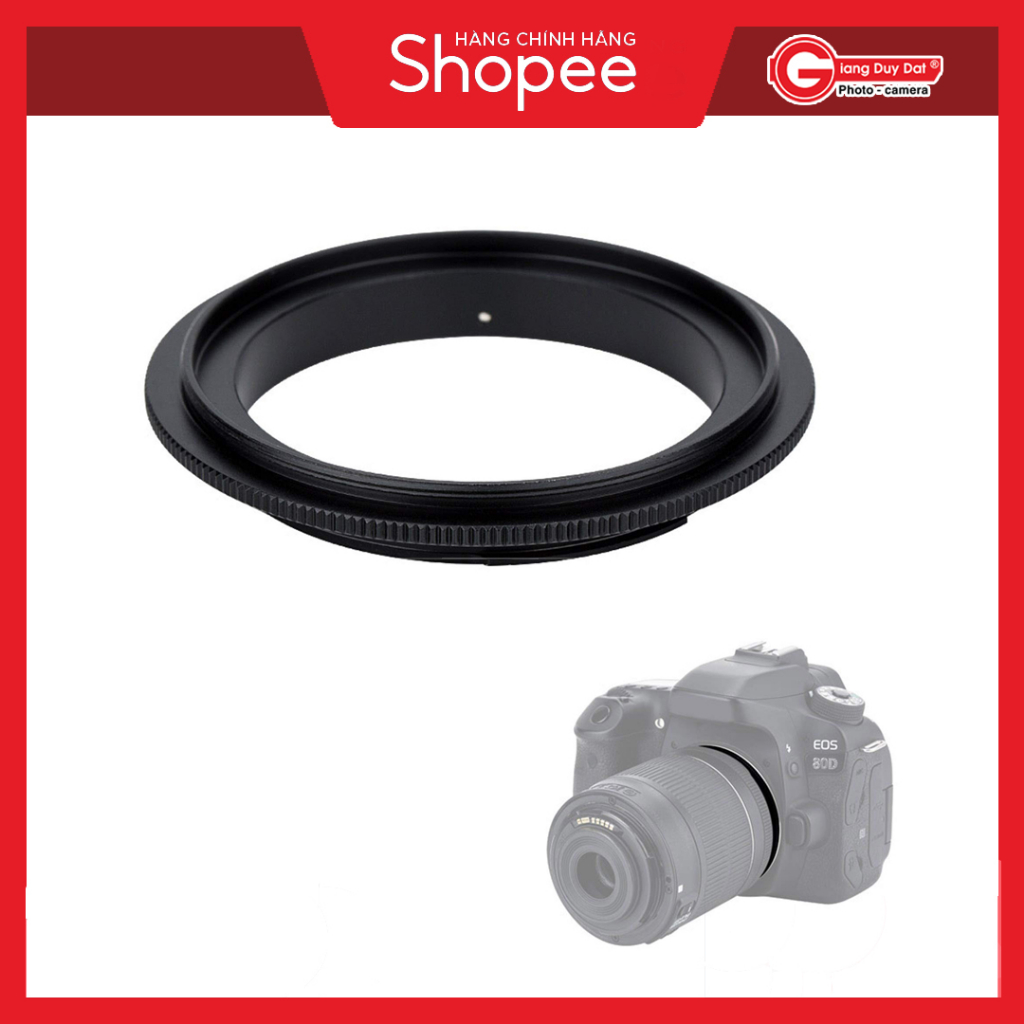 Ngàm Đảo Đầu Chụp Macro - Macro Reverse Ring Dành Cho Máy Ảnh Nikon, Canon, SonyNex