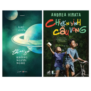 Sách combo 2 cuốn: lạc giữa tần số không người nghe sky + chiến binh cầu vồng nhã nam...