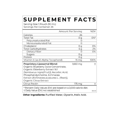 Siro Cơm Cháy ElderBerry Cymbiotika