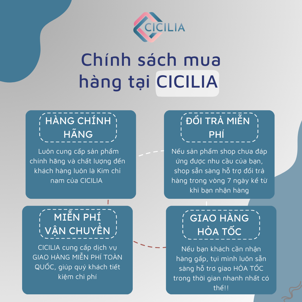 Bông Tẩy Trang CICILIA Làm Sạch Da Sạch Sâu CI-021