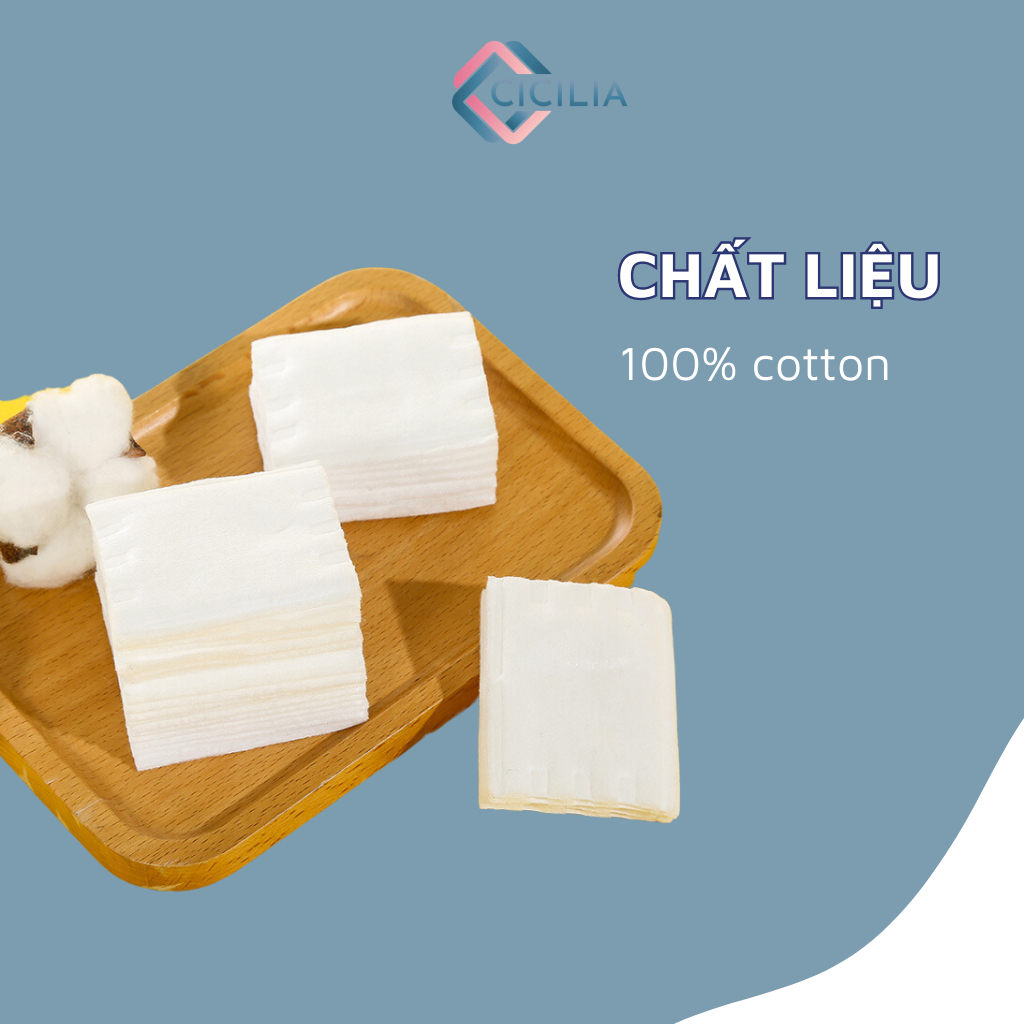 Bông Tẩy Trang CICILIA Làm Sạch Da Sạch Sâu CI-021