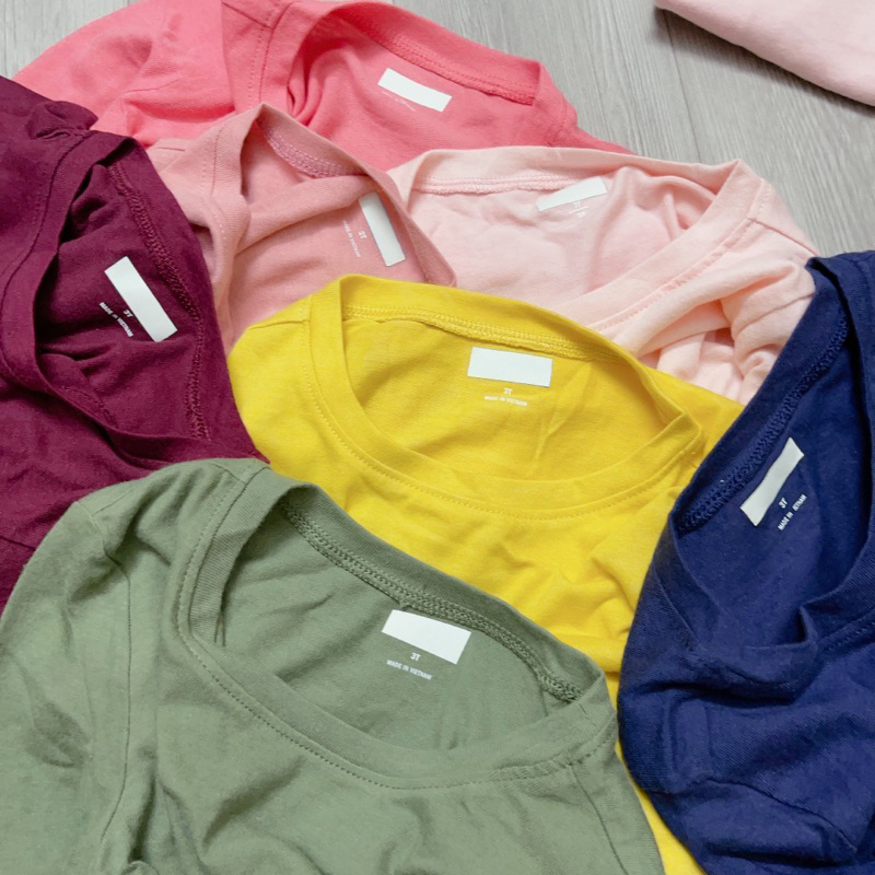 Áo thun dài tay xuất dư size 18/24m-5y