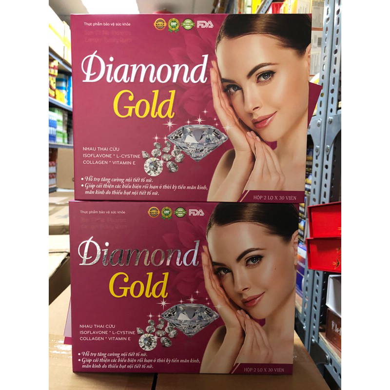 DIAMOND GOLD nội tiết tố , đẹp da