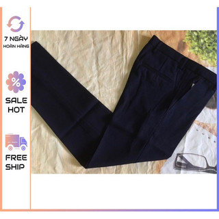 Quần tây học sinh nam cấp 2 cấp 3, quần tây dài xanh đen, đen đồng phục học sinh nam đẹp