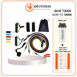 Dây Kéo Tập Gym Cao Su Đàn Hồi Tập Thể Dục Cao Cấp Dây Ngũ Sắc, bền chắc tập thể dục yoga ngũ sắc tại nhà đa năng