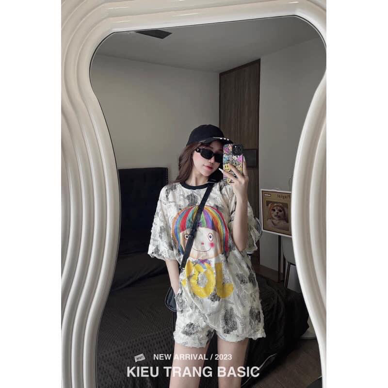 Bộ thun rách kiểu cô gái QC NEW