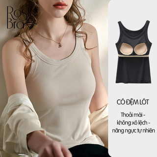  Áo Sát Nách Có Đệm Ngực Cotton Cao Cấp Áo Ba Lỗ Chất Thun Co Giãn CT006 