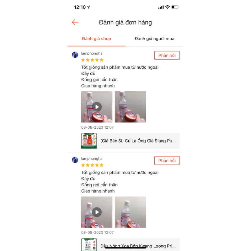 Cù Là Ông Già Siang Pure 12g/trắng/đỏ - Hàng Chính Hãng Thái Lan Nội Địa