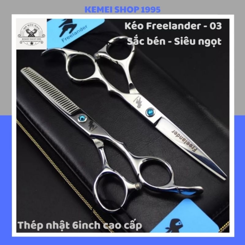 Kéo cắt tóc  FREELANDER - 03 bao sắc bao bén