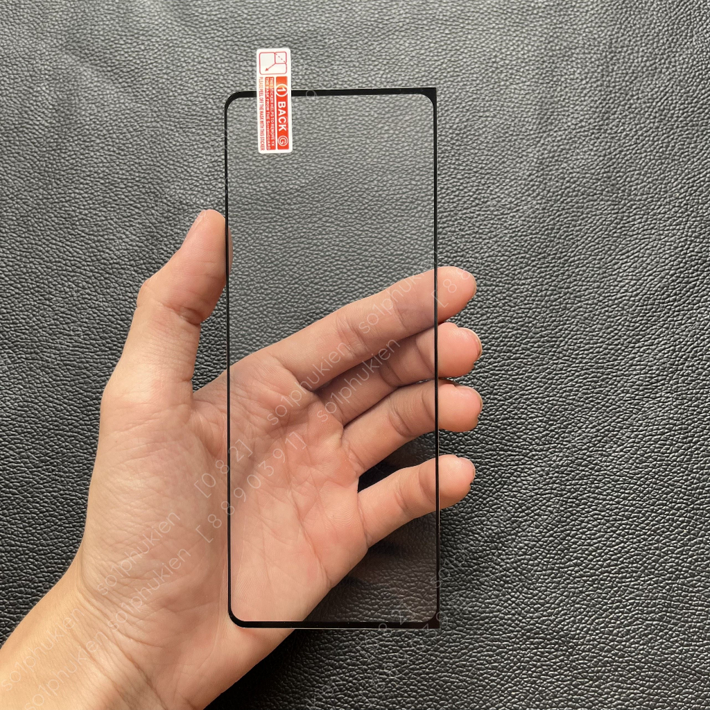 Kính cường lực Samsung Z Fold 5/ Z Fold 4/ Z Fold 3 màn hình nhỏ và mặt lưng  full keo, kính 100%