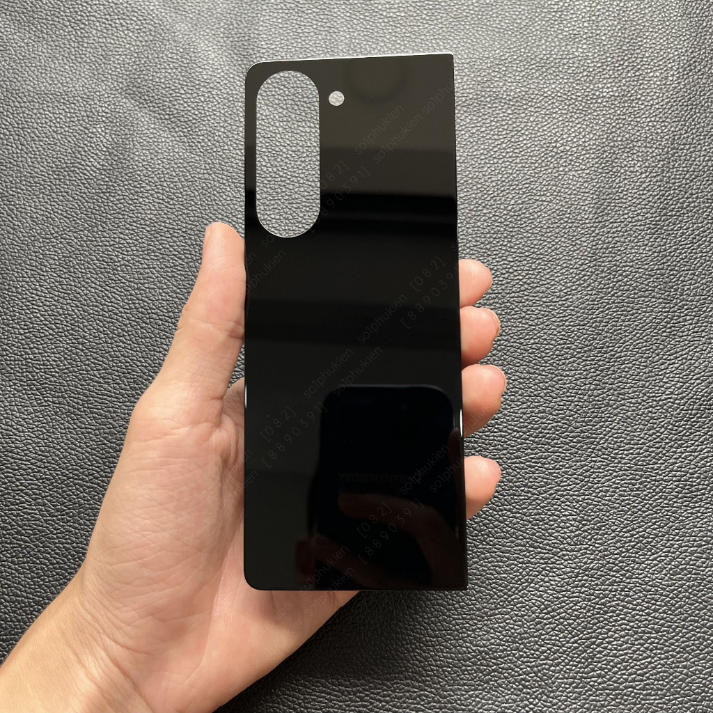 Kính cường lực Samsung Z Fold 5/ Z Fold 4/ Z Fold 3 màn hình nhỏ và mặt lưng  full keo, kính 100%