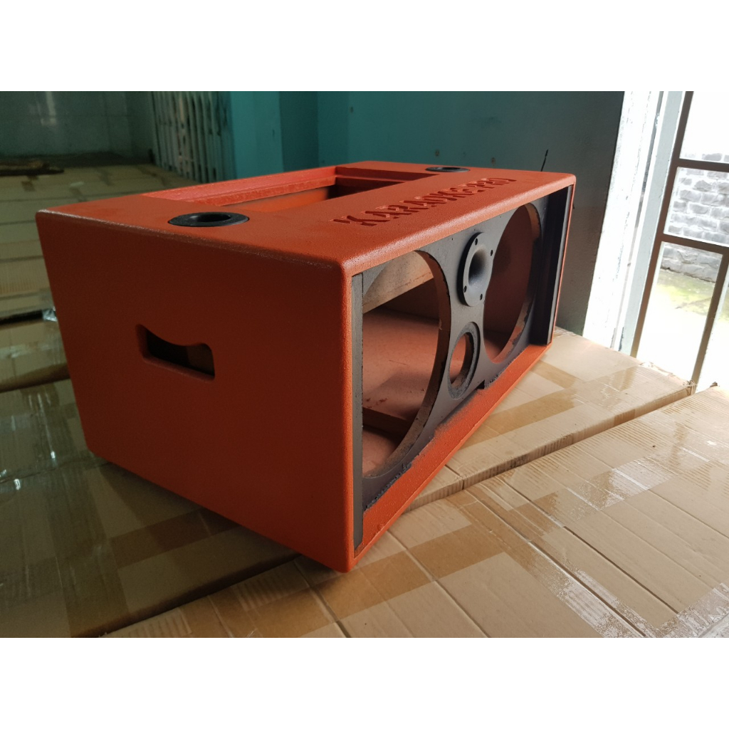 Vỏ thùng loa 2 bass 25 khung mạch 19x38