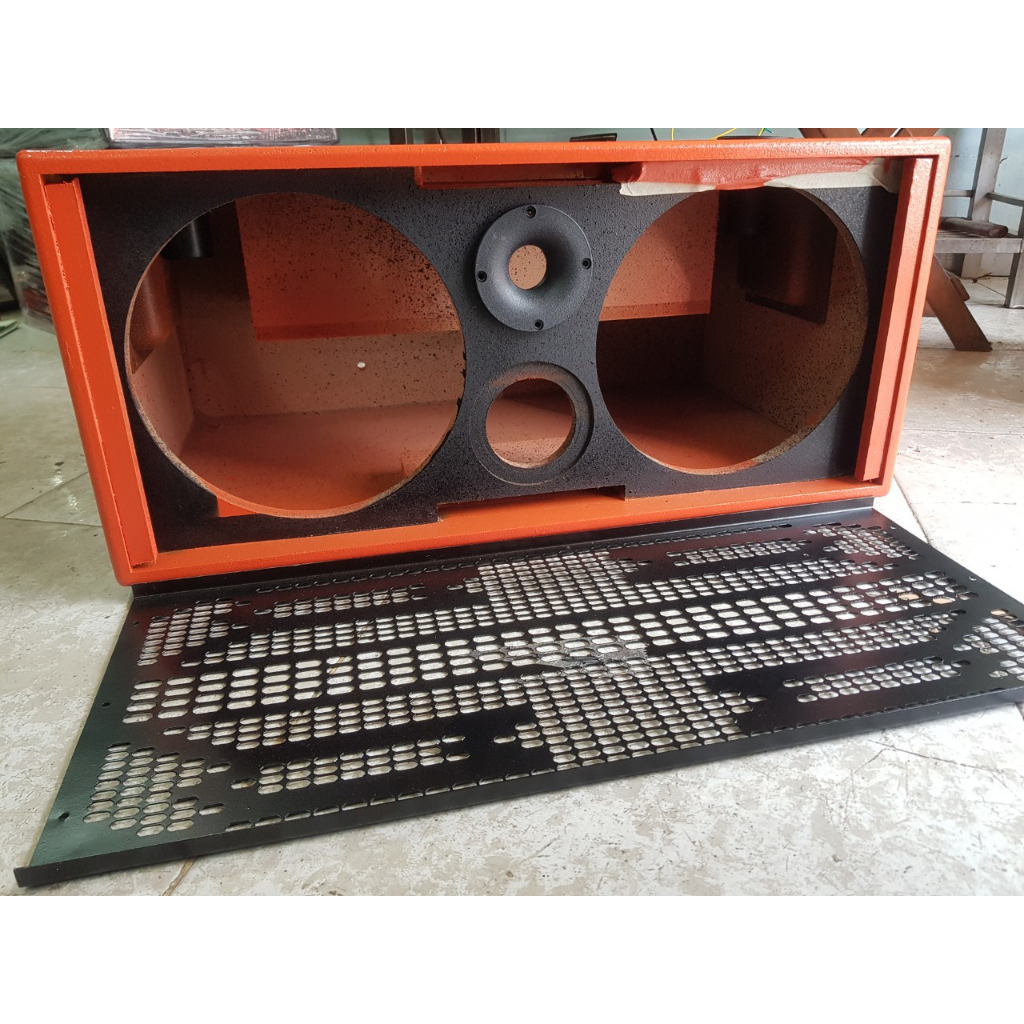Vỏ thùng loa 2 bass 25 khung mạch 19x38
