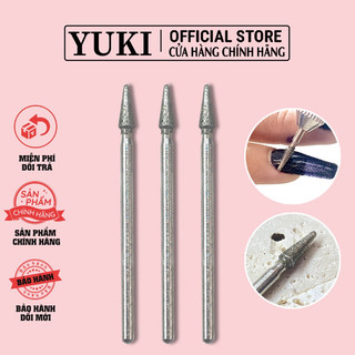 Đầu mài khoé da - Đầu mài khoé hình nón - đầu mài khoé da móng chất liệu bằng sắt - phụ kiện đồ nail