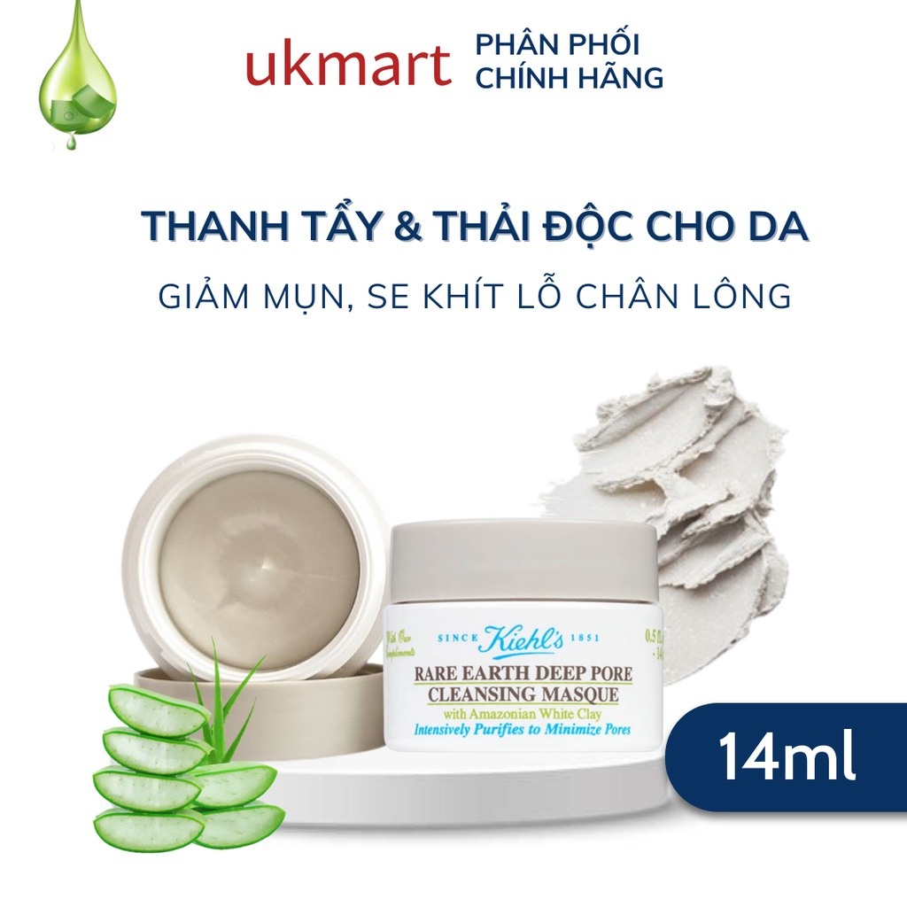 Mặt Nạ Đất Sét Kiehl s Làm Sạch Sâu Se Khít Lỗ Chân Lông, giảm mụn đầu đen, ngăn ngừa lão hóa 125ml | BigBuy360 - bigbuy360.vn