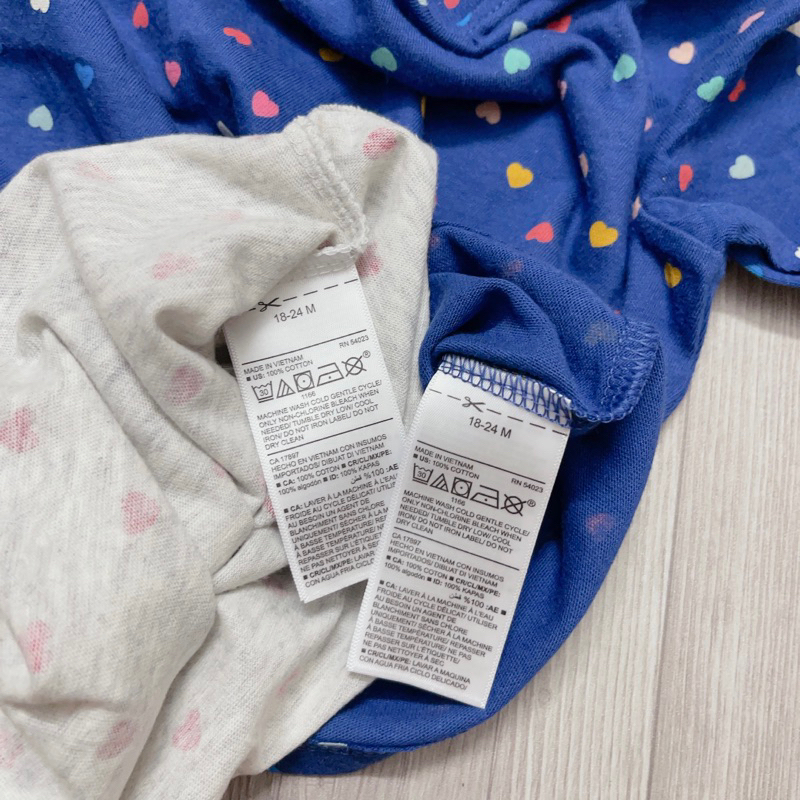 Áo thun dài tay size 18/24m-5y