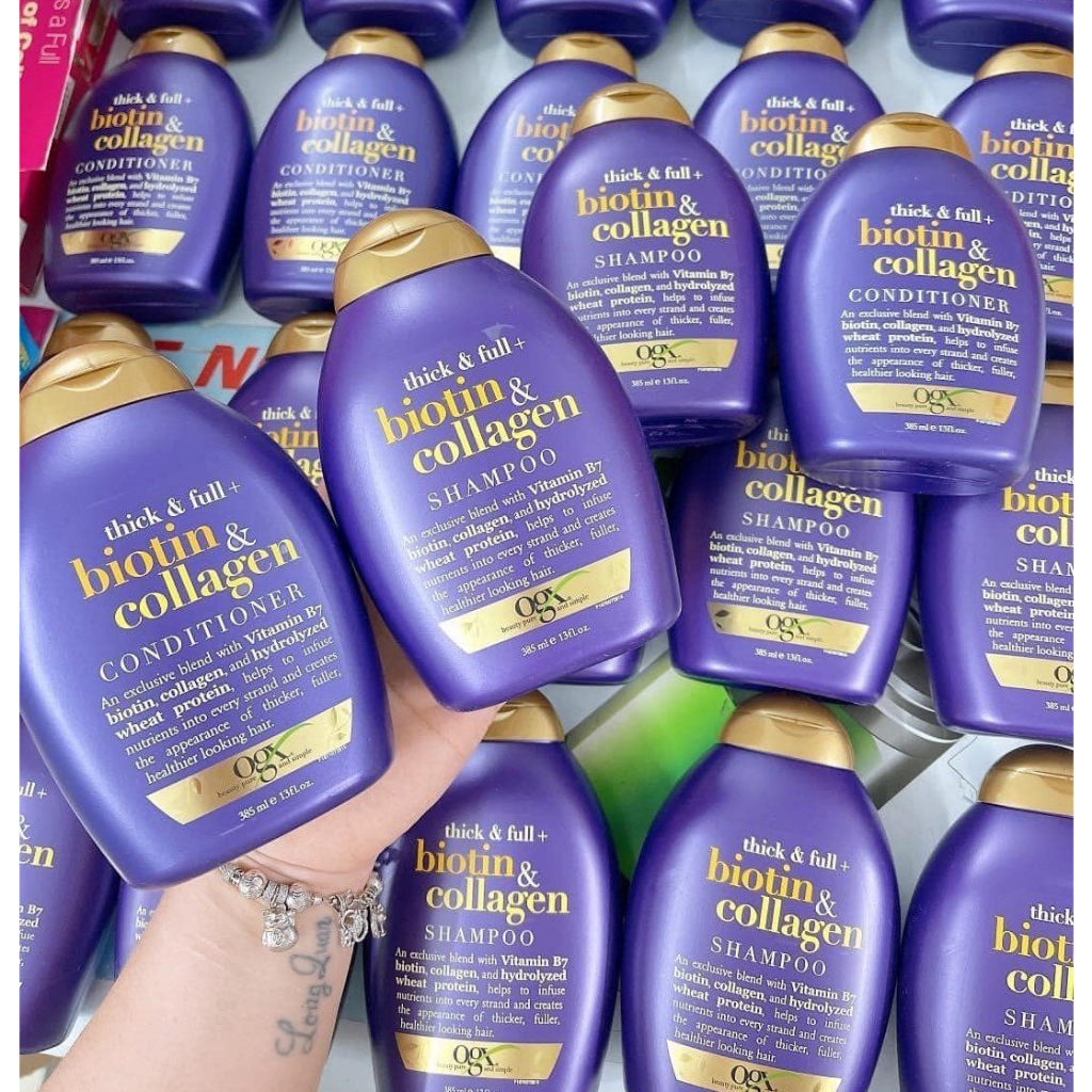 CẶP DẦU GỘI XẢ BIOTIN COLLAGEN TÍM