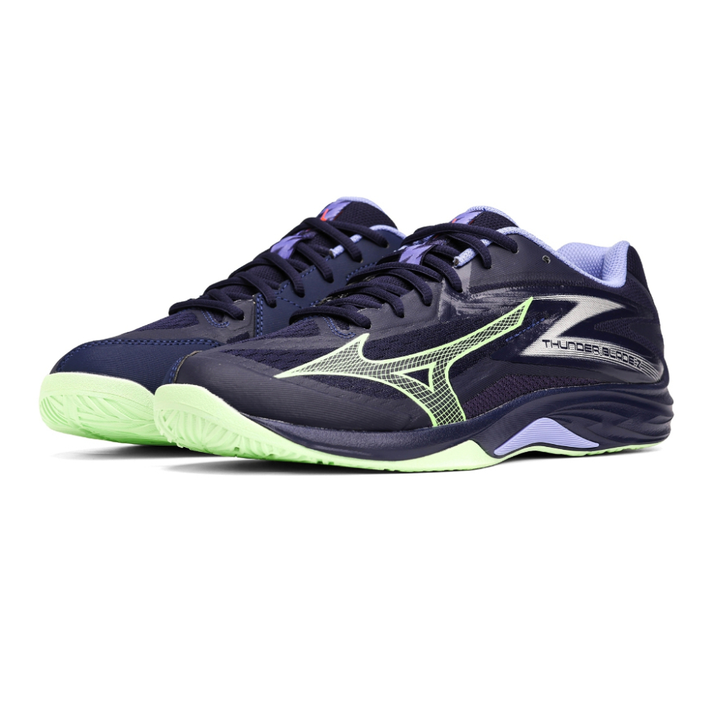 Giày cầu lông indoor Mizuno Thunder Blade Z nhẹ vượt trội,hỗ trợ giảm chấn,đế êm ái có độ đàn hồi cao chống trơn trượt