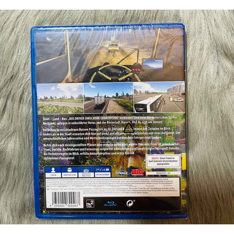 Đĩa Game PS4/PS5 : Bus Driver Simulator Countryside