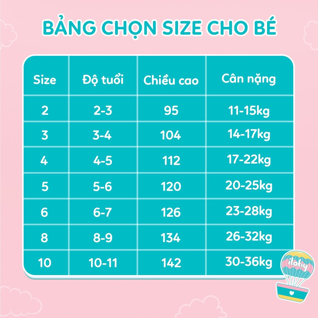 Chân váy đi học bé gái ILABY xếp ly hai bên chất liệu tuysi cao cấp kèm lót cho bé 10-36kg