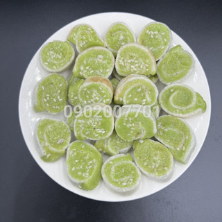Túi 1 kg - kẹo dừa dứa non lá dứa - đặc sản bến tre