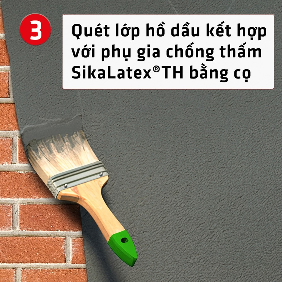 Sika Latex TH Chính hãng - Phụ gia chống thấm và tác nhân kết nối.