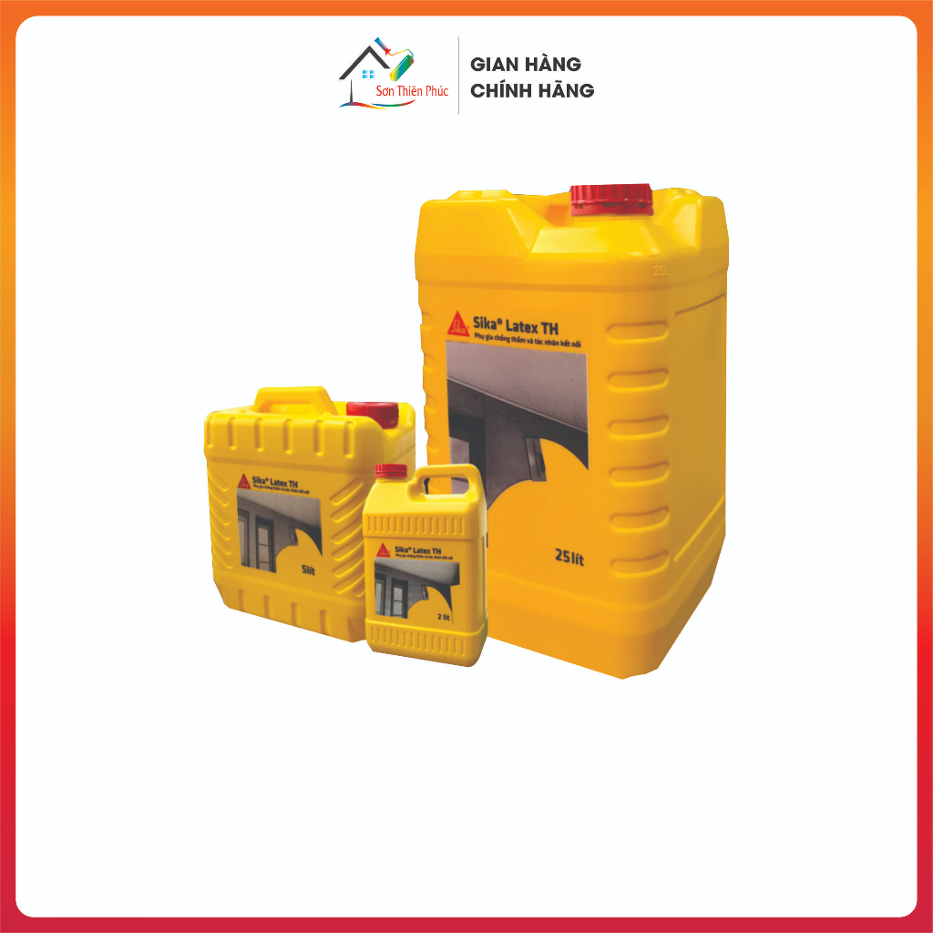 Sika Latex TH Chính hãng - Phụ gia chống thấm và tác nhân kết nối.