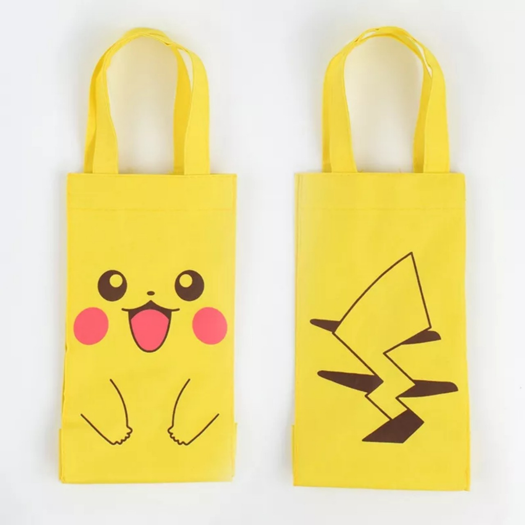 TÚI ĐỰNG BÌNH NƯỚC HÌNH THÚ VÀI DÙ - NGANG 13CM X RỘNG 9CM X CAO 23CM