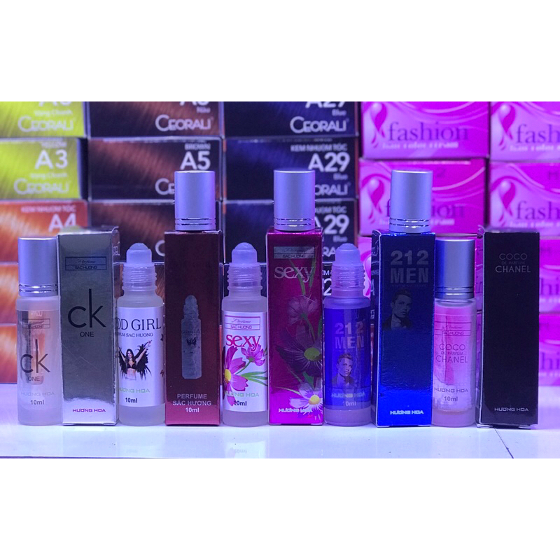 Nước hoa Lăn SEXY-COCO-GOOD GIRL-MEN-CK 10ml