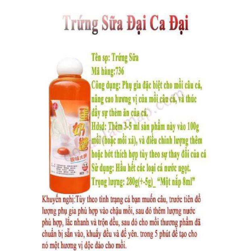 Trứng sữa Đại ca đại